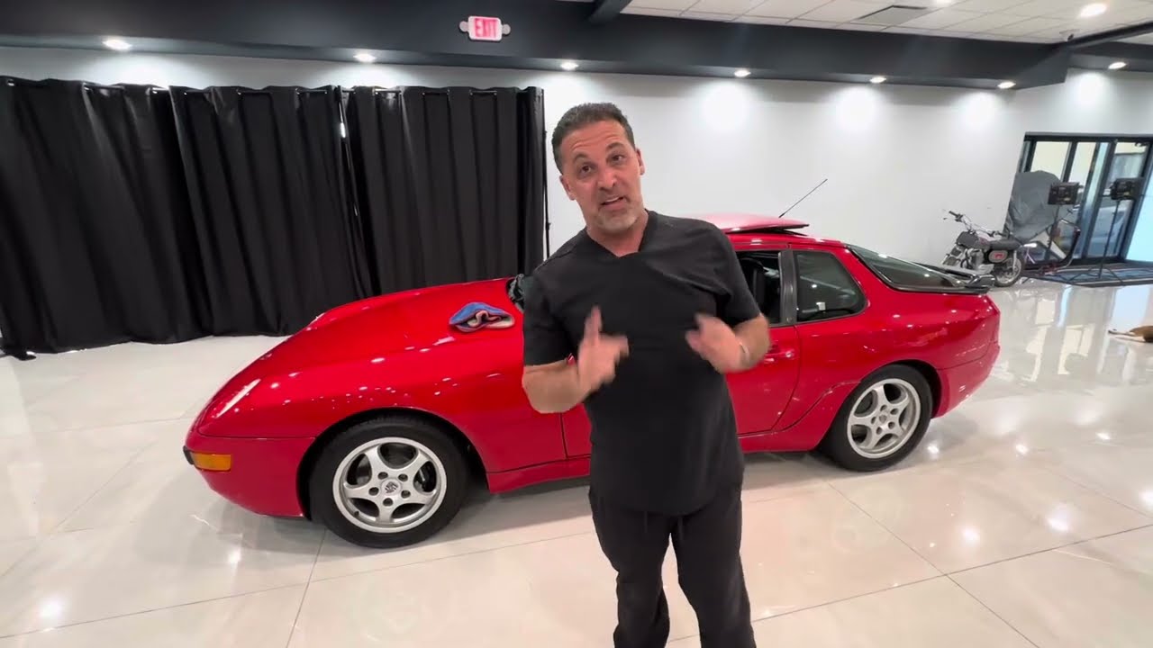 Демонстрация Porsche 968 1993 года с пробегом в 24 км