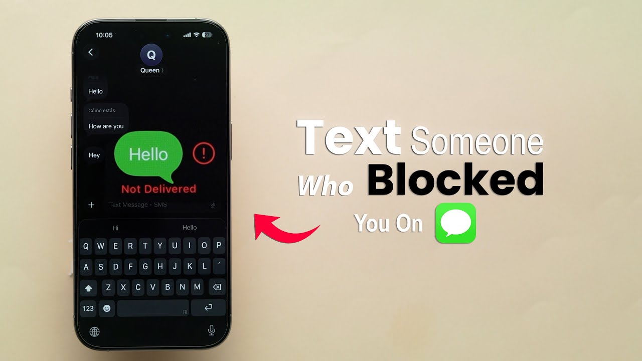 How to Text Someone Who Blocked You on iMessage? - YouTube
