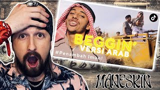 LOL!!!... 3way Asiska - Beggin' (Maneskin Cover) Arabic Style Parody | REACTION!!!