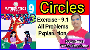 9th Class Maths New Syllabus|| Chapter-9 || Circles - Exercise 9.1|| Must Watch Video