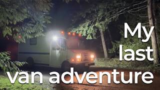Part 1 My last van adventure