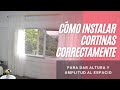 😱 NO pongas tus CORTINAS sin ver éste video!! ✅ Cómo instalar cortinas correctamente