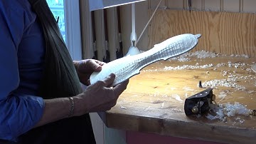 Violinmaker Peter Westerlund Part 23a Planing the back and connecting it to the top pitch