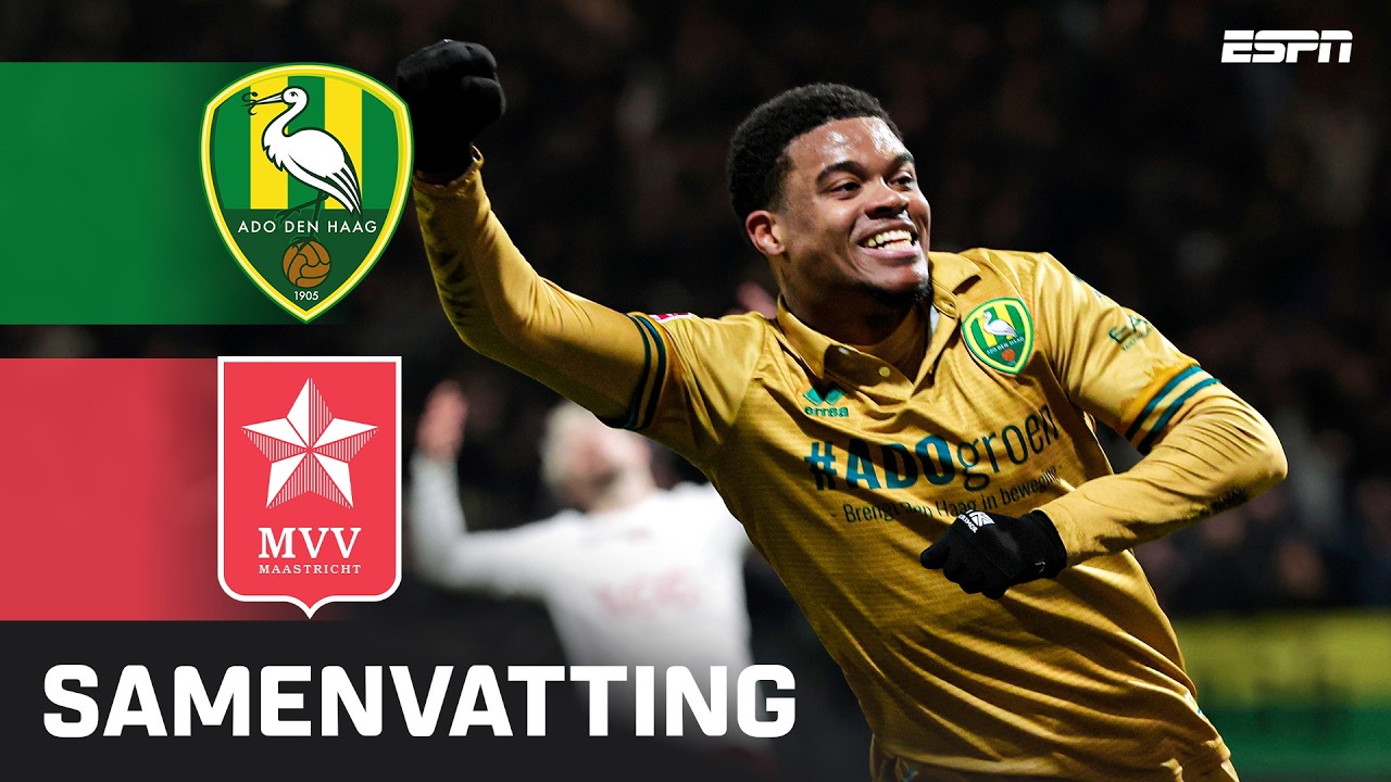 Nigel Thomas van GROTE WAARDE voor ADO! 🌟 | Samenvatting ADO Den Haag - MVV Maastricht