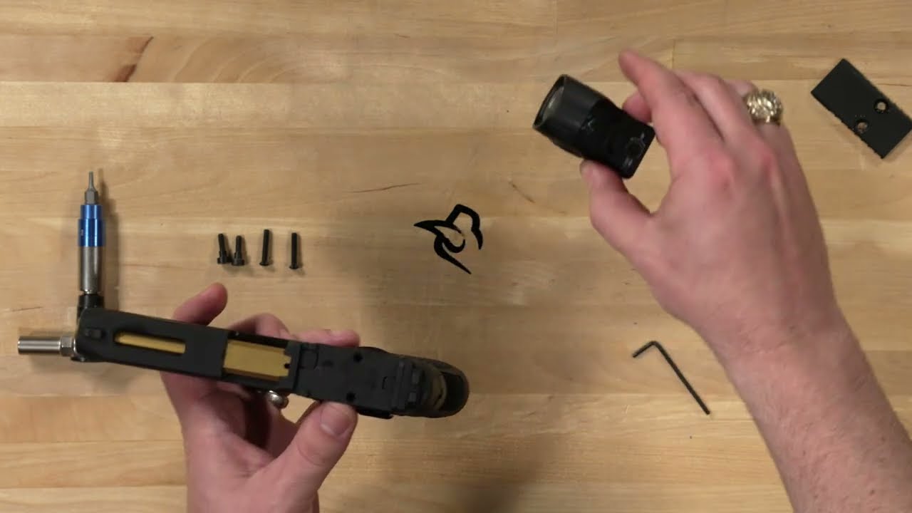 Установка оптики на пистолет Taurus G3