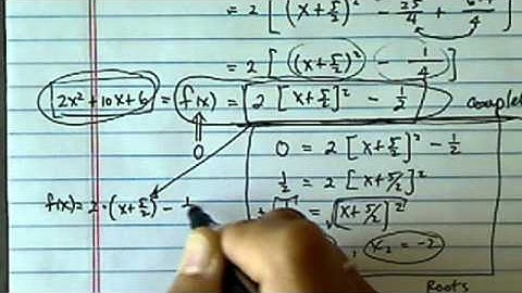 *All About Quadratics: Part 3 - Completing Squares