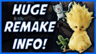 HUGE FF7 Remake News- Side Quests, Summons, New Character!