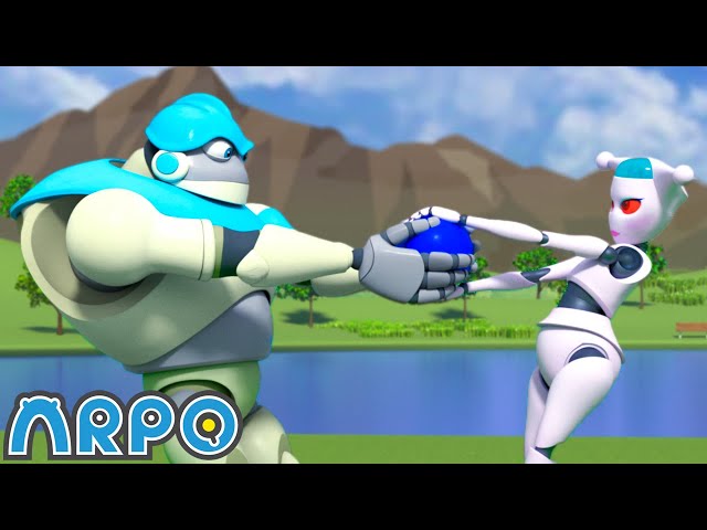 ARPO vs Nannybot!! | ARPO 2 HOURS | Rob the Robot u0026 Friends - Funny Kids TV class=