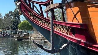 Come aboard with me On COLUMBIA⚓️ #disneylandattractions #sailboat