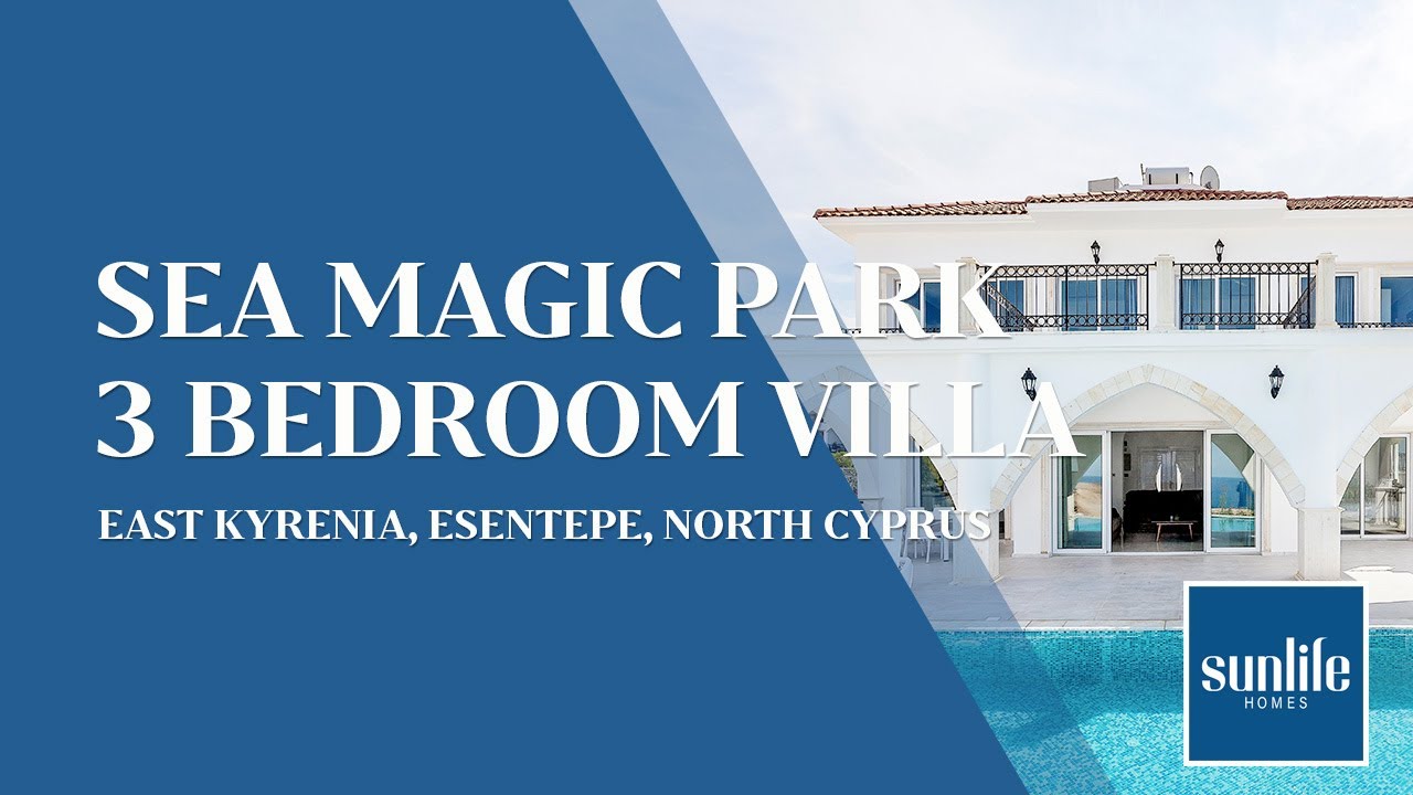 Sea Magic Park - 3 bedroom luxury beach villa with stunning front location in Esentepe