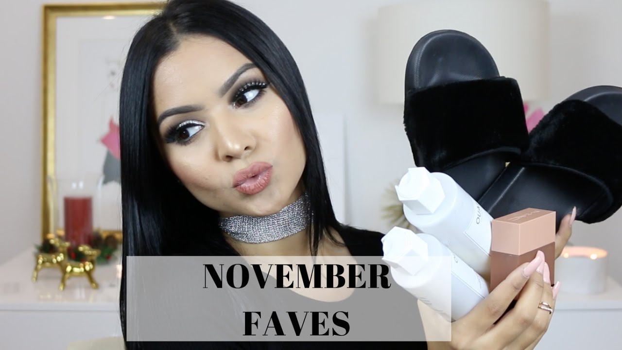 November Favorites 2016 Hair Care Skincare Shoes YouTube