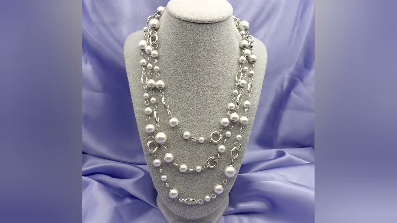 Переделка украшений из жемчуга #bracelet #жемчуг #pearl #handmadejewelry 