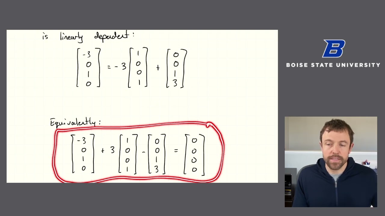 Independence, Span, and Basis (conceptual)