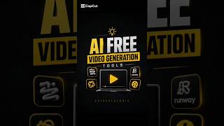 The Best FREE AI Video Generation Tools 🔥#ai #aitools #graphicdesign #aivideo #ytshorts