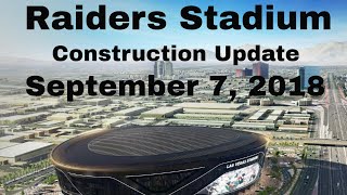 Las Vegas Raiders Stadium Construction Update 09 07 2018 by Duntov 1967 8,272 views 5 years ago 2 minutes, 16 seconds