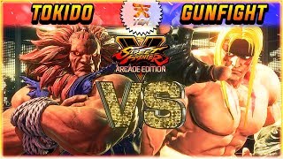 SFV AE ✪ TOKIDO (Akuma) vs GUNFIGHT (#1 Online ALEX) | FT3 Set ✪ SF5 TenSFV screenshot 5