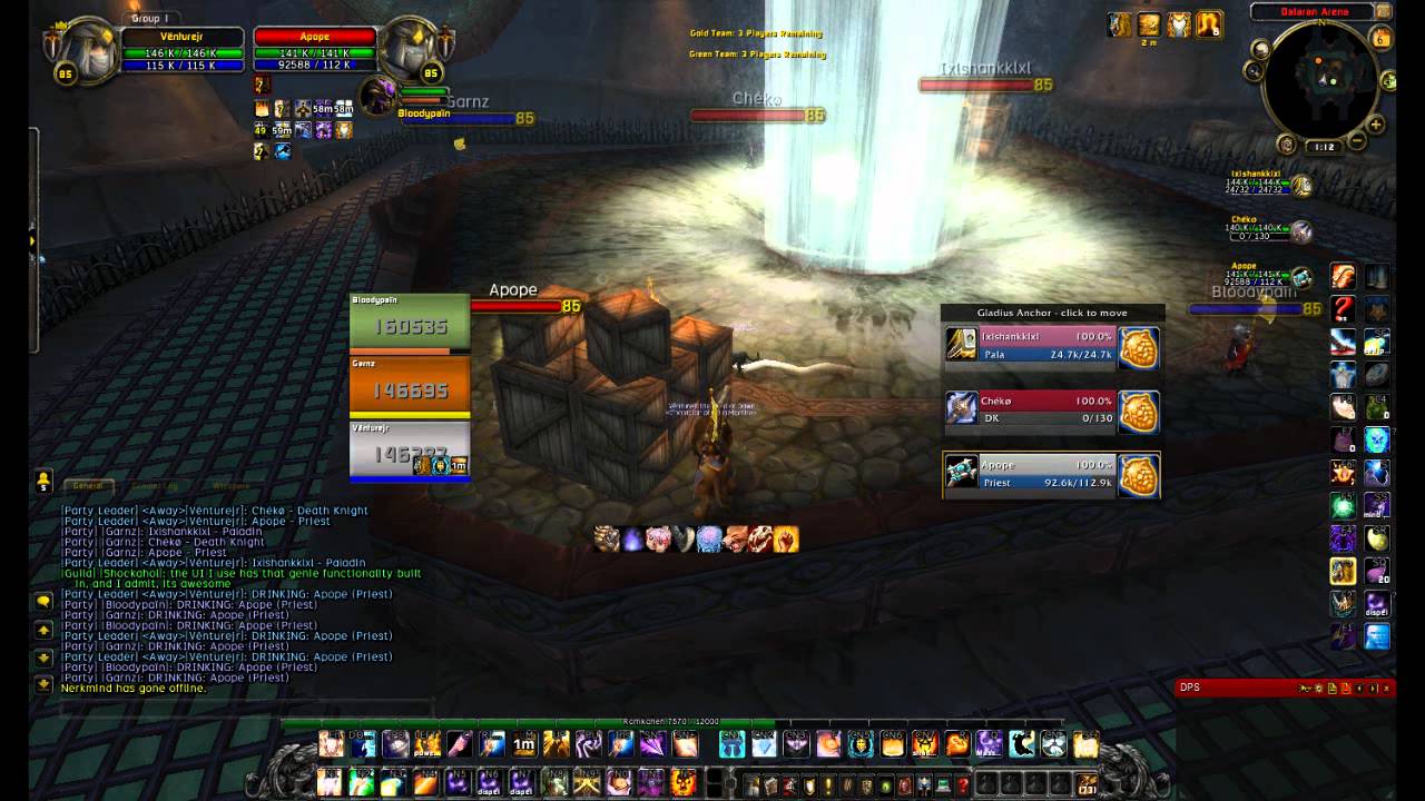 Jcleave VS Ret/Dk/Disc Priest PoV Game #2