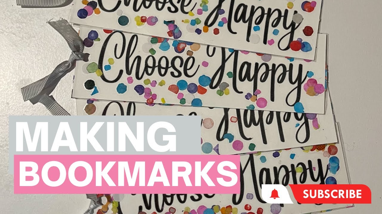 How To Make Durable Bookmarks YouTube