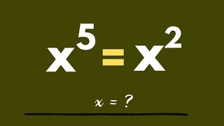 USA Olympiad | solve the equation | find the value of x