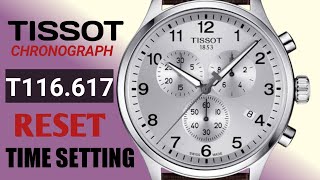 How to set the time Tissot  T116.617.16.037.00