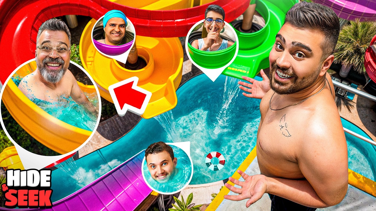 قایم موشک تو بزرگترین پارک آبی با فامیل🔥(۱۰۰میلیون جایزه)