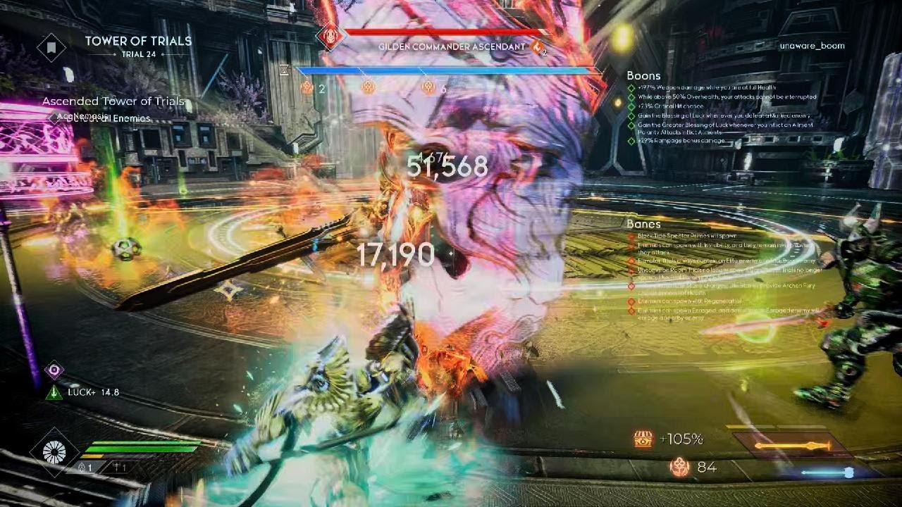 Godfall - Normal  hits on ailment power Build