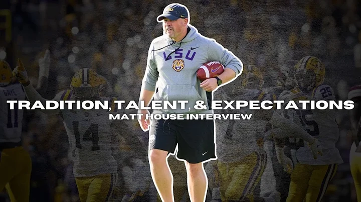 LSU Football | LSU DEFENSIVE COORDINATOR MATT HOUSE FULL INTERVIEW