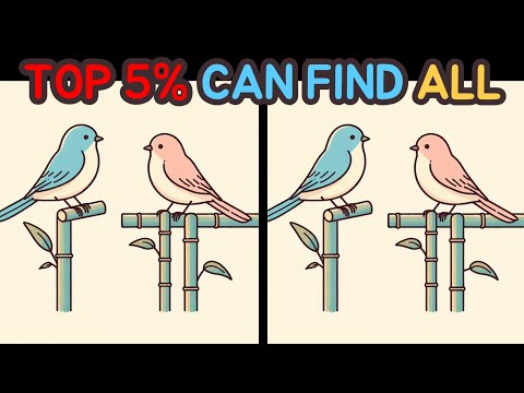 [Find the difference] TOP 5% CAN FIND ALL! TRICKY HARD QUIZ! [Spot the difference]