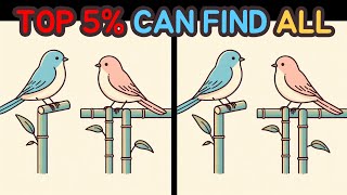 [Find the difference] TOP 5% CAN FIND ALL! TRICKY HARD QUIZ! [Spot the difference]