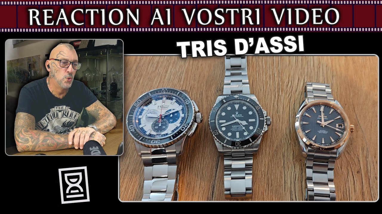 Due orologi insoliti e uno classico per un trittico da TOP!