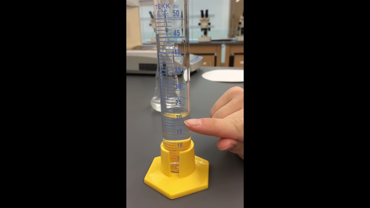 How to Measure a Meniscus on a Graduated Cylinder