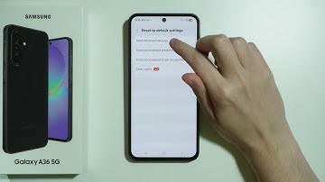 Samsung Galaxy A36 5G: How to Reset Keyboard Settings