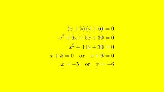 How to Factor Quadratic Expression x^2 + 11x + 30 - Step by Step Guide