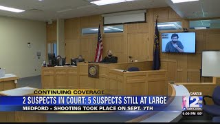 Defendants accused in Medford park shooting appear in court