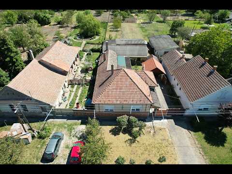 Kiszombor Tisza utca 50 drón 4K