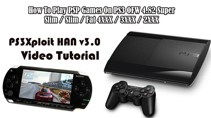How To Play PSP Games On PS3 OFW 4.82 Super Slim / Slim / Fat PS3Xploit HAN v3.0