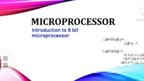 Microprocess 8085 #msc  physics | electronics| short notes#calicutuniversity