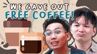 We Surprise An Entire Company With Free Coffee!