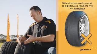 Tyre tread depth tested: New VS Worn Tyre