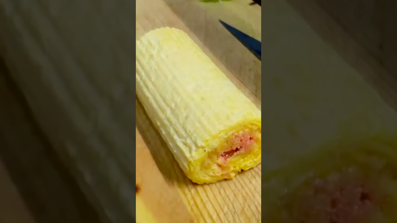 Egg roll with Spicy Fish Egg made by Egg roll Master!