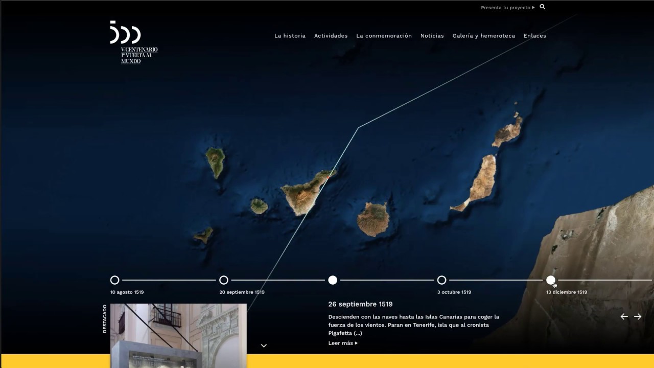V Centenario de la vuelta al mundo de Magallanes y Elcano YouTube