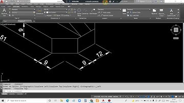 AutoCAD Isometric dimensioning กำหนดขนาดในแบบไอโซเมตริกซ์