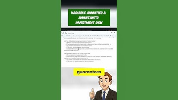 Insurance Exam Must-Know: Variable Annuities & Annuitant