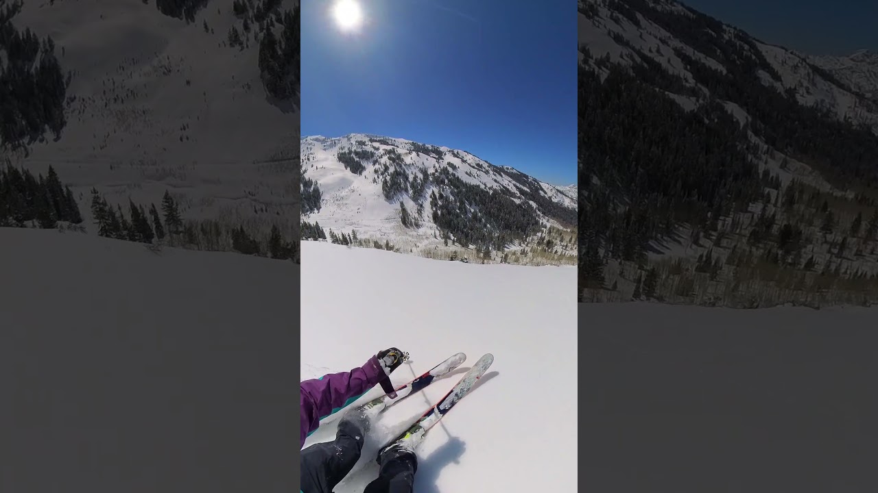 1 Smooth, Hot, April Powder Run in The Wasatch