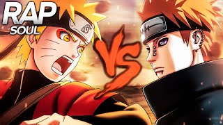NARUTO VS PAIN RAP (Naruto Shippuden)  Invasión a Konoha | SoulRap  ft. @LucksterrRap