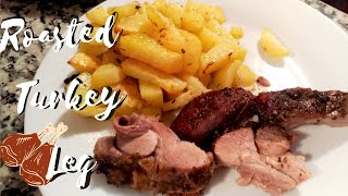 INNESS-EASY RECIPES|Roasted Turkey Leg with Oven-Roasted Potatoes|Запеченая Нога Индейки с Картошкой