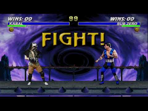 Ultimate Mortal Kombat 3 - Kabal vs. Sub-Zero