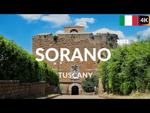 [Sorano 2022] Walk in the Medieval town | In the province of Grosseto, southern Tuscany (Italy)