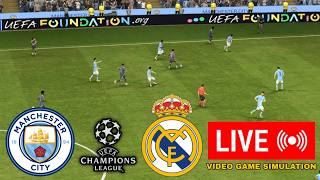 🔴 Manchester City vs Real Madrid LIVE Score Champions League 2025/26 & FC26 SIMULATION screenshot 4