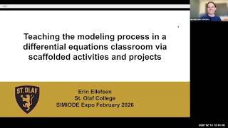 EXPO 2026: "Teaching the Modeling Process in a DE Classroom via Scaffolding Activities and Projects"